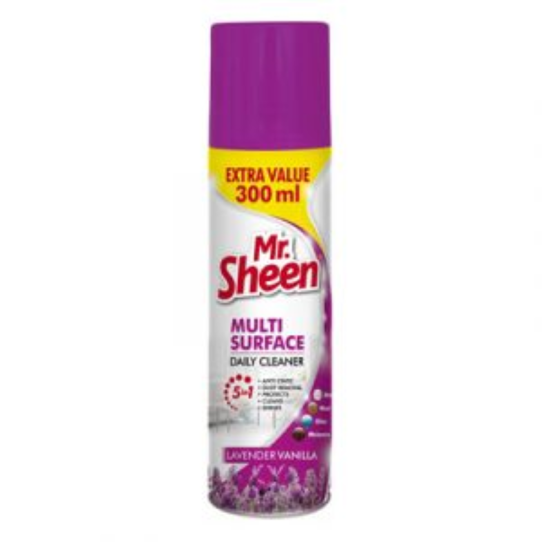 MR.SHEEN MULTI SURFACE CLEANER LEVENDER & VANILLA 300ML SH642